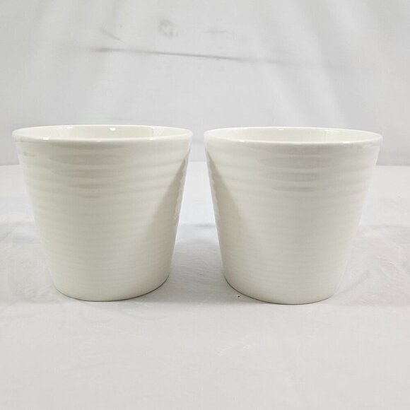 Royal Doulton Gordon Ramsay MAZE 12 Oz White Stoneware Mugs – Set of 2 - Picture 14 of 16
